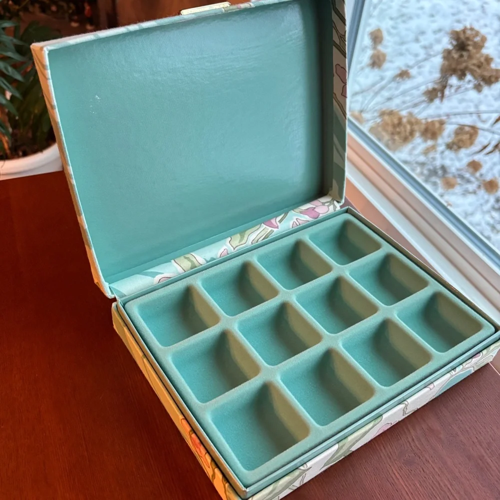 Avon Jewelry Box Vintage 1986 Floral Garden